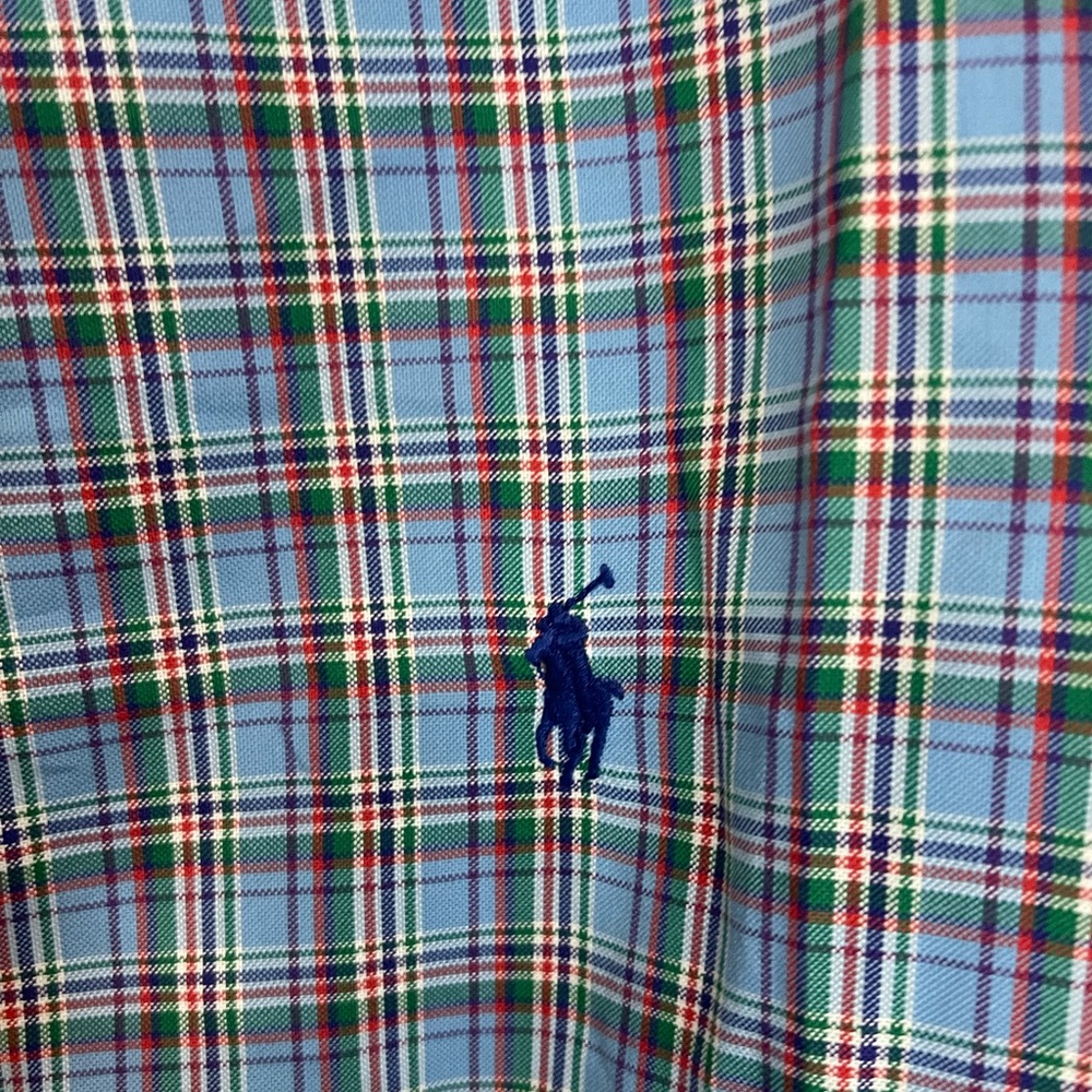 💙 Ralph Lauren Men’s Classic Fit Plaid Button-Down Shirt – Size XL l Poshmark - Picture 4 of 4